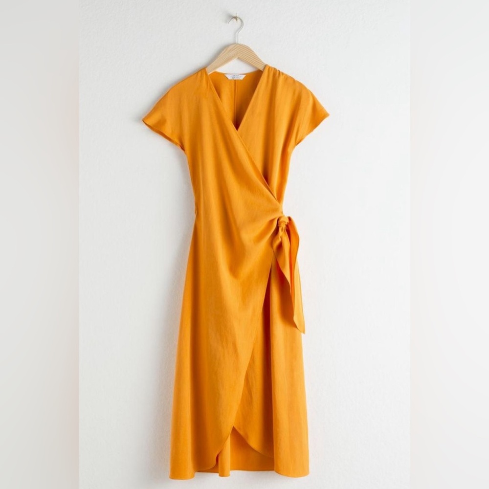 &other stories wrap dress